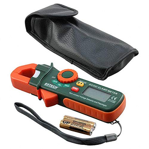 Image of Extech MA120: AC /DC Mini Clamp Meter+Voltage Detector | 200A AC /DC, built-in NCV with LED, data hold, MIN /MAX, relative mode, compact, auto power off