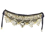 Weiches Material: Bauchtanz Hüfttuch ist aus Licht, schön und komfortabel Stoff, werden sie einen knackigen Sound für Sie, während Sie tanzen, dieser Bauch Hüfttuch Tanzen ist leicht zu tragen, zu transportieren und zu speichern.