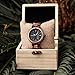 BOBO BIRD Women Wood Watches Colorful Wood WristWatches Week & Date Display Multifunction Handmade Quartz Watch Sport Chronograph Unique Wristwatch