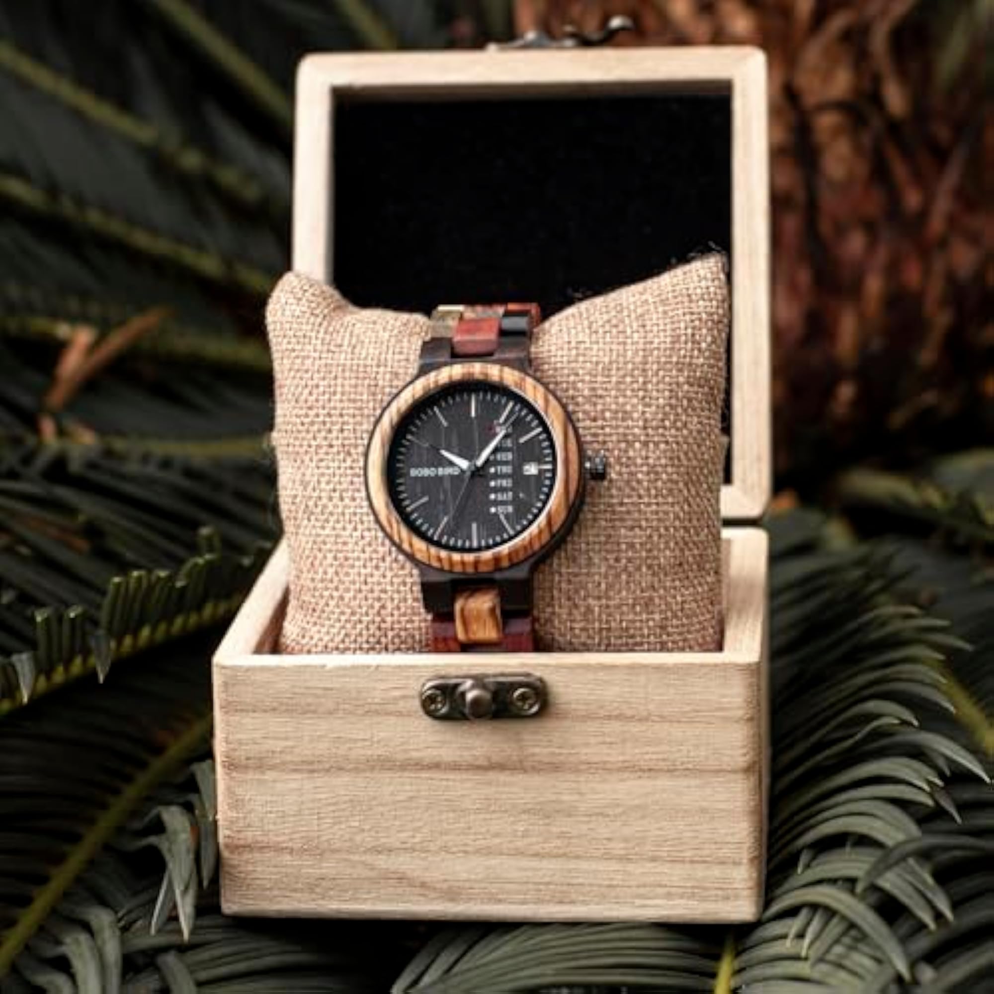 Women's Colorful Handmade Quartz Watch with Week and Date Display