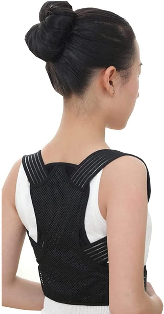 Correzione della postura, correttore di postura regolabile, può coordinare il collo e la colonna vertebrale, evitare di migliorare il gobbo(Black,L)