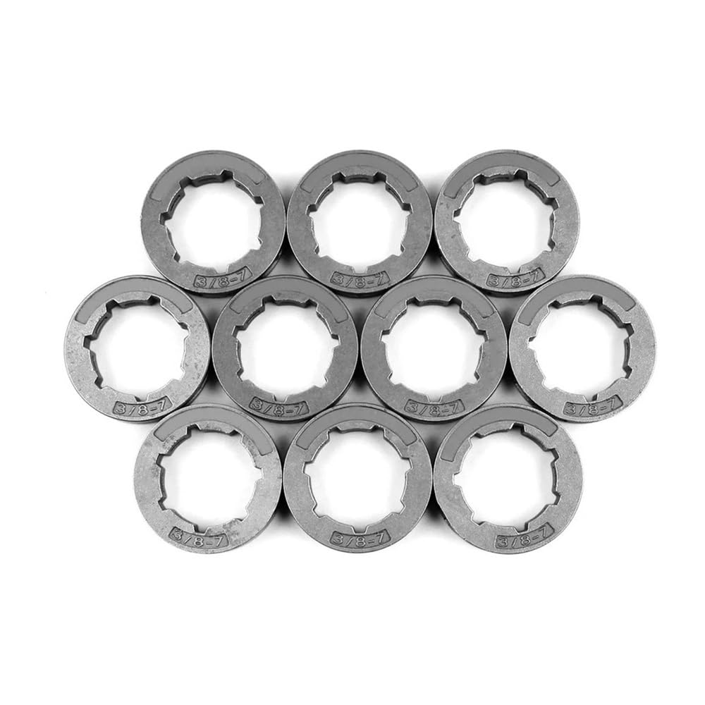 Pignon de chaîne 3/8 7T anti-usure pour Husqvarna 372XP 268, rotation fluide 22mm