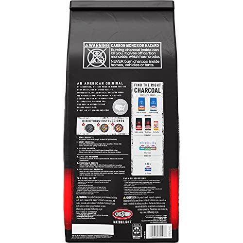 Kingsford 32111 Match Light Charcoal Briquettes, 8 Lb, Black #TOP7