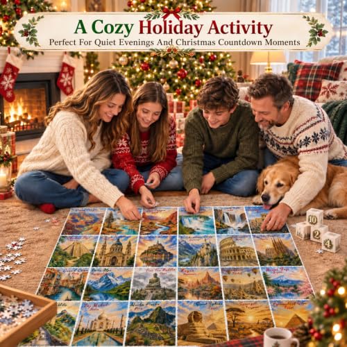 Puzzle Advent Calendar --1008 Pcs DROPS TO - image 6