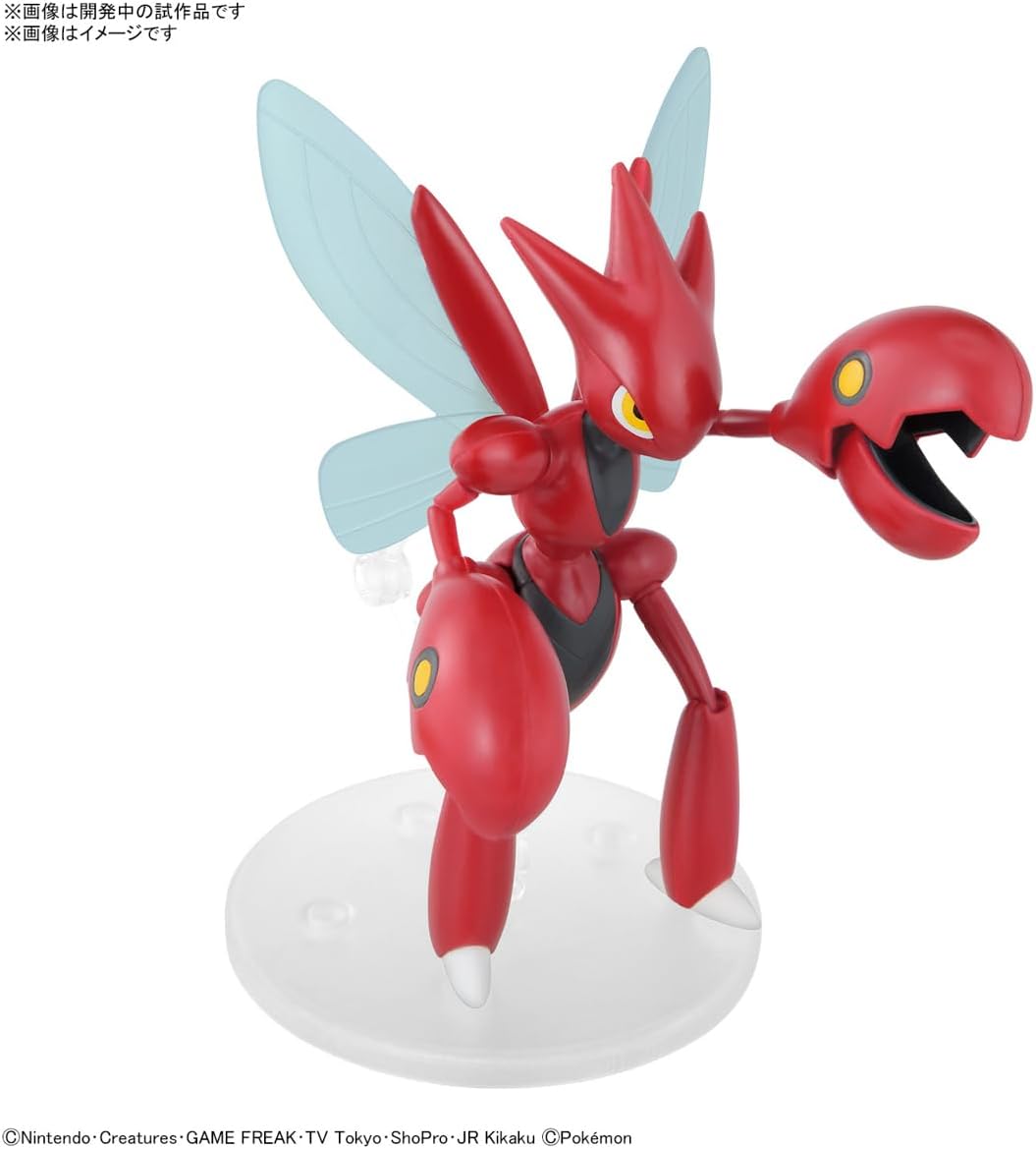 BANDAI Hobby - Pokémon - #55 Scizor Pokémon Model Kit - Image 4