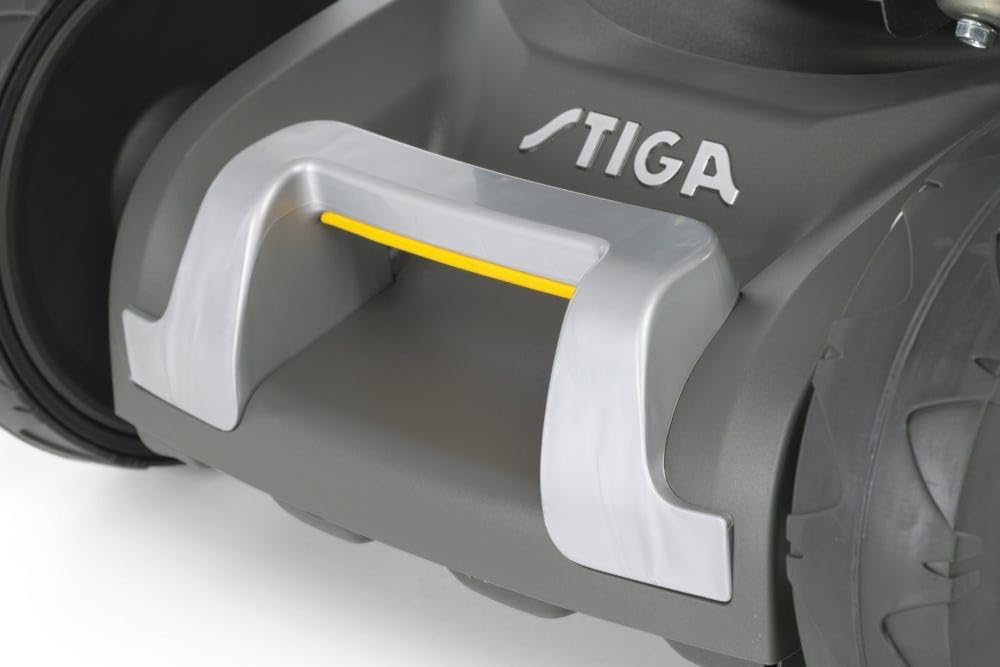 Front handle for lifting the lawnmower