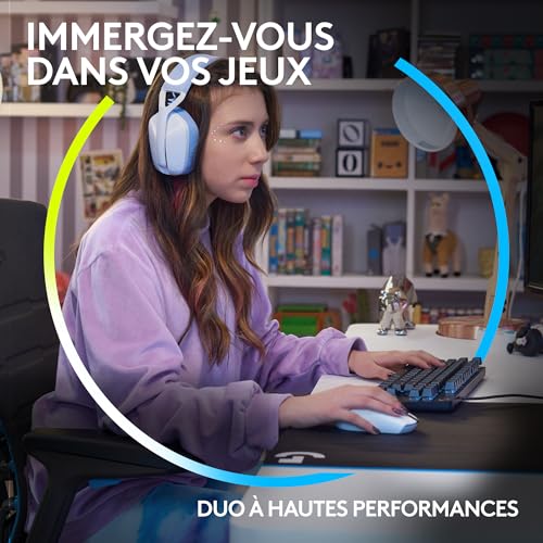 Logitech G305 Gamer sans Fil + Logitech G435 LIGHTSPEED et Bluetooth Sans Fil Casque Gaming - vue 7