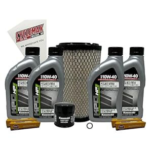 Cyclemax Semi Synthetic Tune Up Kit Fits 2024 Kawasaki Ridge With Spark Plugs 1 51qpbom6a5l. sl500 . ss300