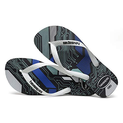 Chinelo Trend, Havaianas, Masculino, Preto/Branco, 41/42
