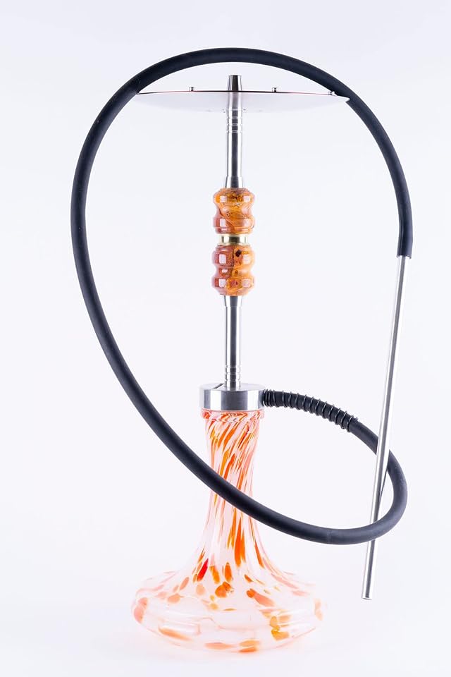 B2 Hookah SS-Inox PCC Orange Juice with Brass Insert - 100 Hand Made - 1 of 1 Custom