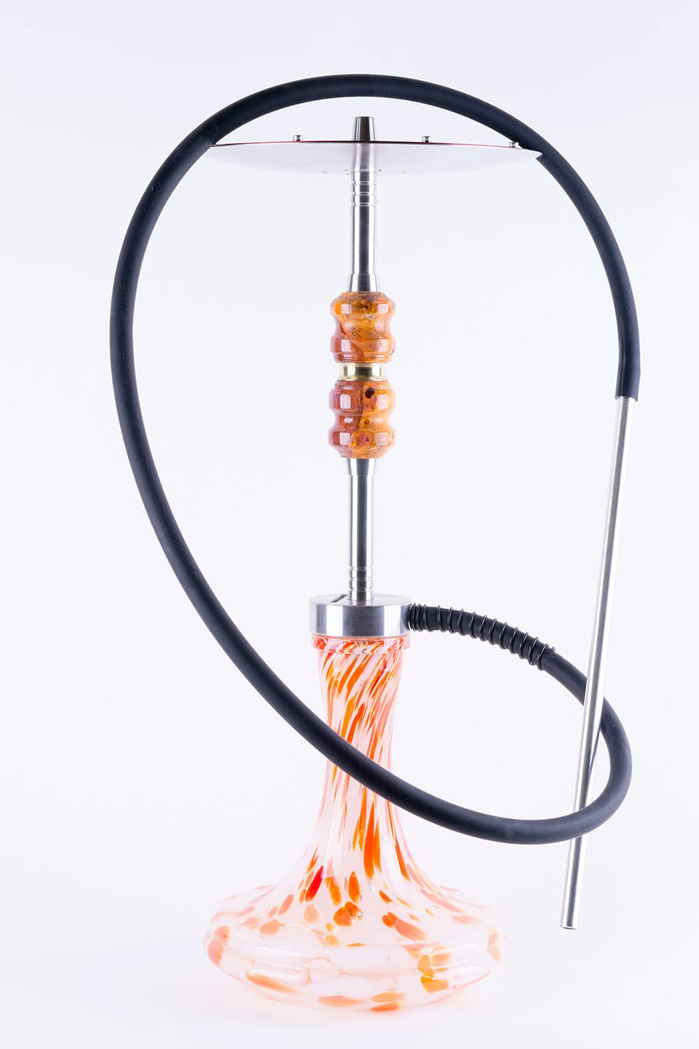 B2 Hookah SS-Inox PCC Orange Juice with Brass Insert - 100 Hand Made - 1 of 1 Custom