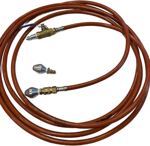 15' Quick Connect Hose for Dryer Vent Cleaning Reverse and
