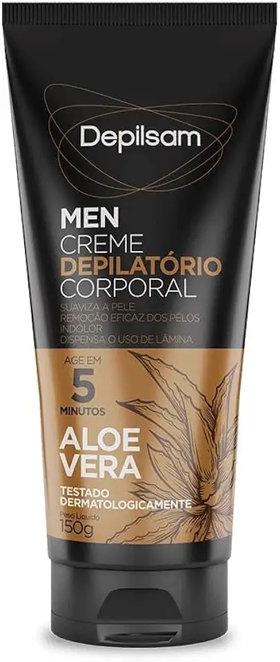 Creme Depilatório Masculino Sem Dor – Remoção Rápida e Eficaz - Men Sport 150g