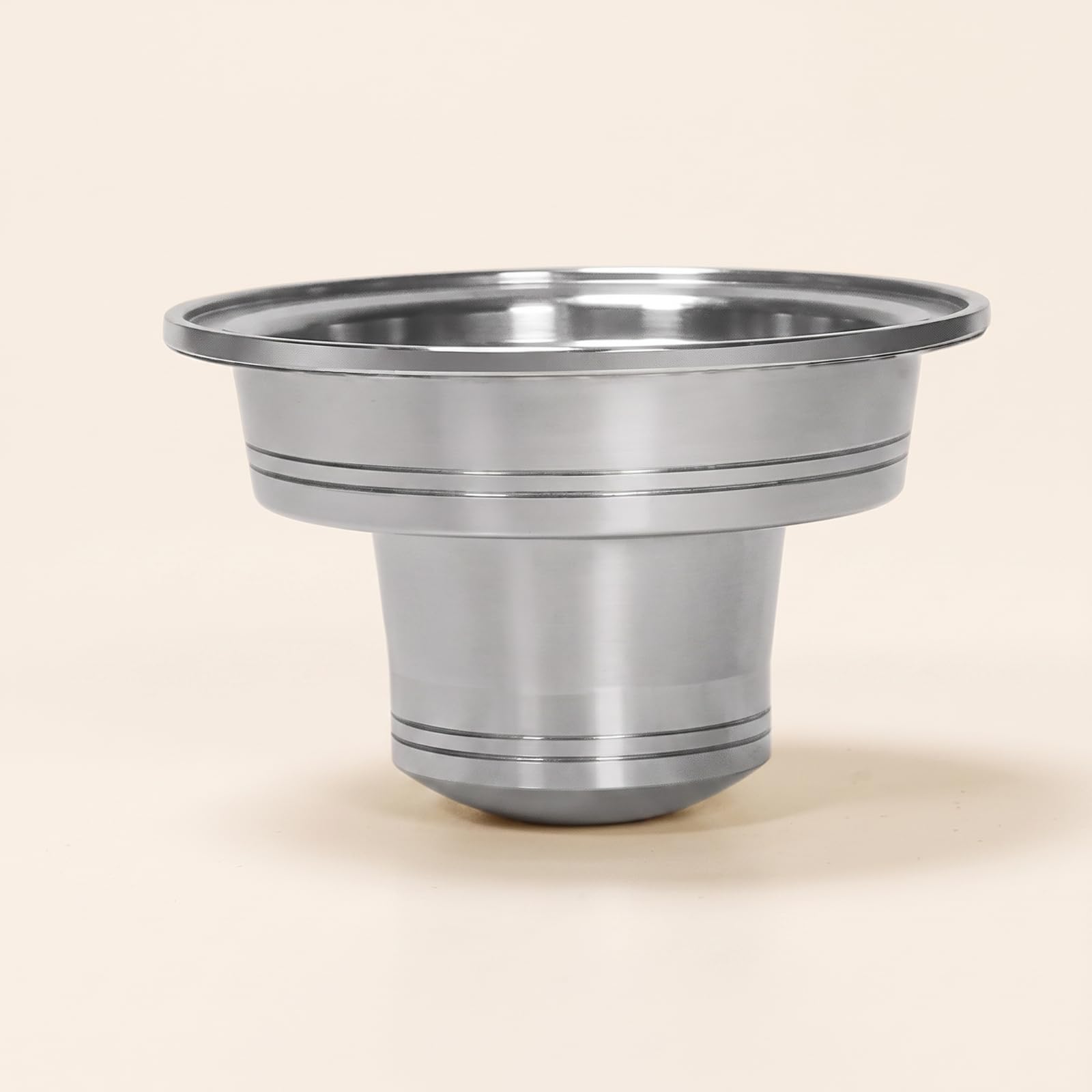 Adaptador de Cápsulas de Café para Cafetera Adaptador para Máquina de Bebidas Inserto de Cafetera Rígido Accesorio de Espresso Reemplazable Acero