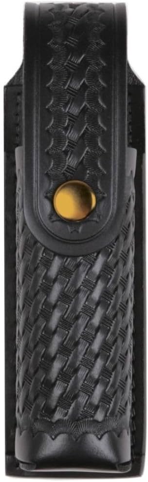 RYNO GEAR MK3 and MK4 Basket Weave and Plain Leather Pepper Spray Holder, Leather Spray Holster and Pepper Spary