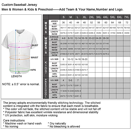 Camisetas Personalizadas de Béisbol con Degradado para hombres, mujeres y jóvenes miniatura 6