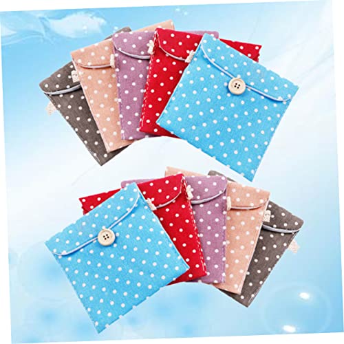 Bolsas Organizadoras de Algodón y Lino para Pañales 10 Piezas miniatura 3