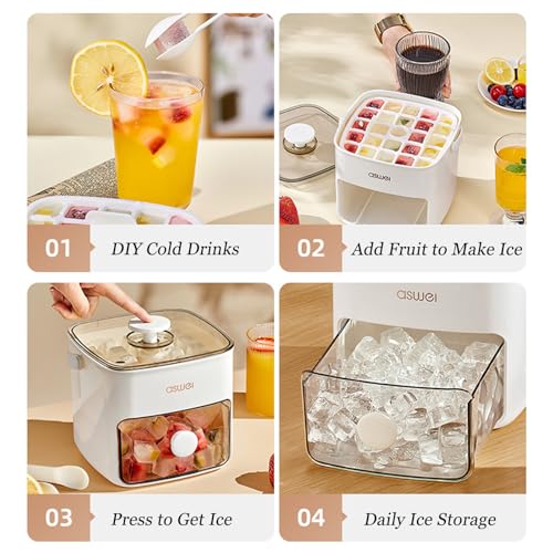 FOVNOT Ice Cube Tray, 48 Grid, Easy Release, Food-Grade by FOVNOT - Image 2