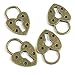 20 Pieces Schmuckset DIY Jewelry Making Supply Charms Findings Bronze Tone J7FV2 Lock of Love Heart