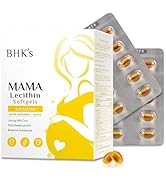 BHK's Lecithin Softgels, Supplement for Clogged Milk Ducts, Relief Boob Pain, Unclog Breast Ducts...
