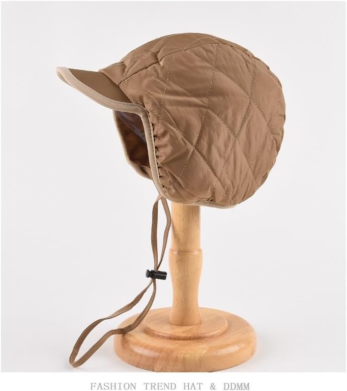 Down Cotton Hat Children's Winter Helmet Inner Lining Windproof Short Brim Duck Tongue Thunder Front Riding