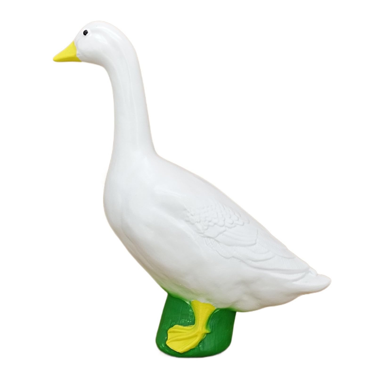 Snorvixre Geese Garden Statue Miniature Outdoor Figurine Resin Statues Figurine for Home Decoration Farm Craft Decoration Geese Statue