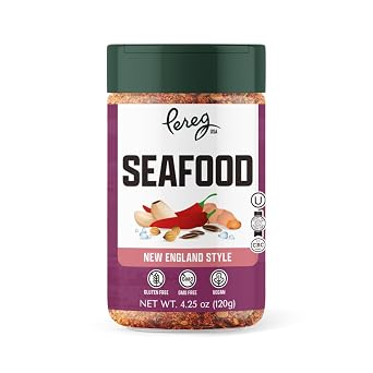 Pereg Seafood Seasoning 4.25 Oz - Seafood Seasoning Spice Blend for Fish, Salmon - Non-GMO Sugar-Free