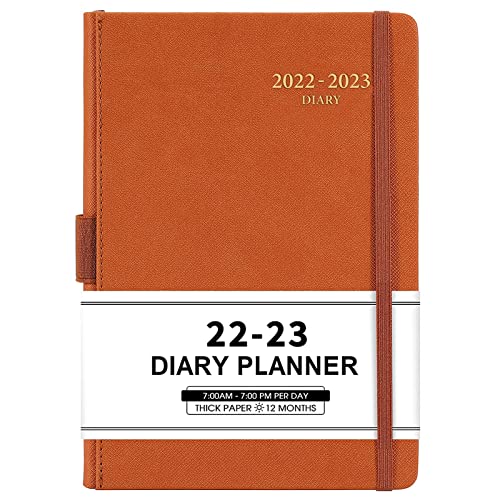 Akademischer Kalenderplaner 2022-2023 A5 - Tagesplaner Tag pro Seite Tagebuch von Juli 2022 bis Juni 2023, 14,5 x 21 cm Cover