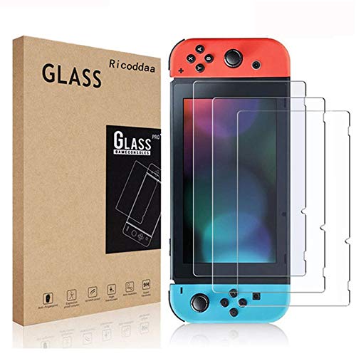 Pakesi Tempered Glass Screen Protector For Nintendo Switch (3-Pack) Pakesi Tempered Glass Screen Protector For Nintendo Switch (3-Pack)