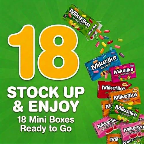 Mike Ike Caramelos Masticables Variedad Mini Caja 18 Piezas miniatura 3