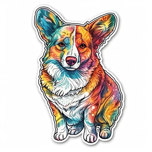 Image of Yoonek Graphics Welsh Corgi Welsh Corgi Dog Vinyl Decal Sticker for Car, Laptop, Tumbler, More. #0010061-8