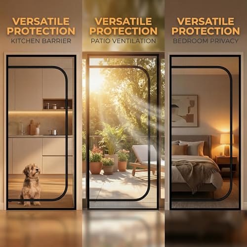 Cat Screen Door, Easy Zipper Tool-Free Washable Ventilated | Easy zipper access, Tool-free install, Washable, Ventilated, For home and garden - Image 8
