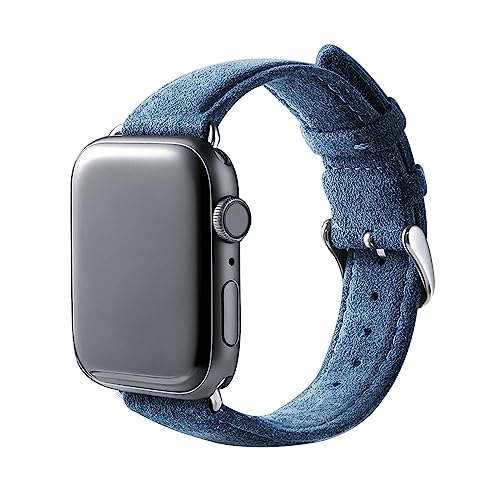 Bracelet Apple Watch Alcantara robuste pour remplacer le silicone usé