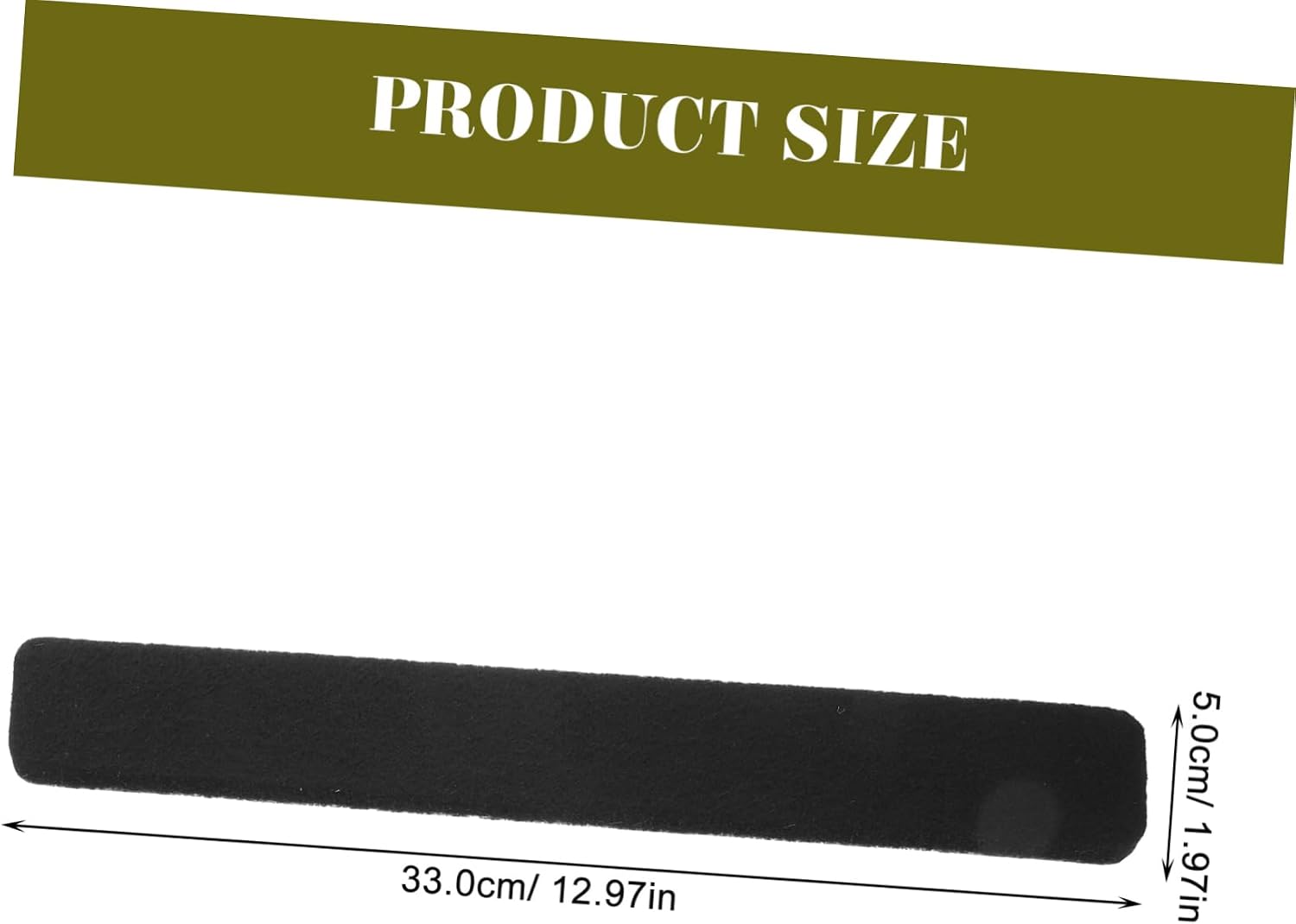 6pcs Black Felt Bulletin Board Strips Multi-Functional Wall Decor for Office Classroom Easy to Use Message Photo Display Cork Board Alternative