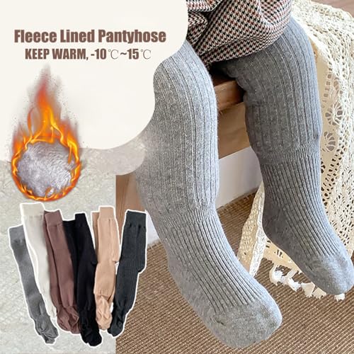 Baby Girls Toddler Kids Cotton Footed Tights Warm Cable Knit Solid Leggings Infant Pantyhose Stocking Pants Outfits2