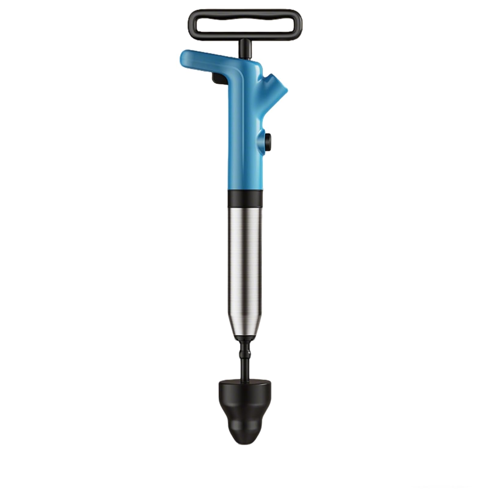 Deboucheur wc, pompe deboucheur canalisation, déboucheur canalisation haute pression, Tête de dragage flexible,Pression d'air maximale 8bar, Peut déboucher Toilette, Évier, Avec support suspendu
