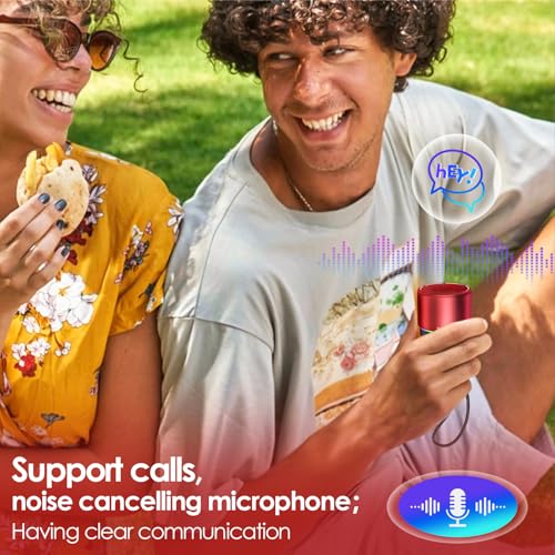 Image of Portable Bluetooth Speaker Mini Speakers, Wireless, HD Microphone