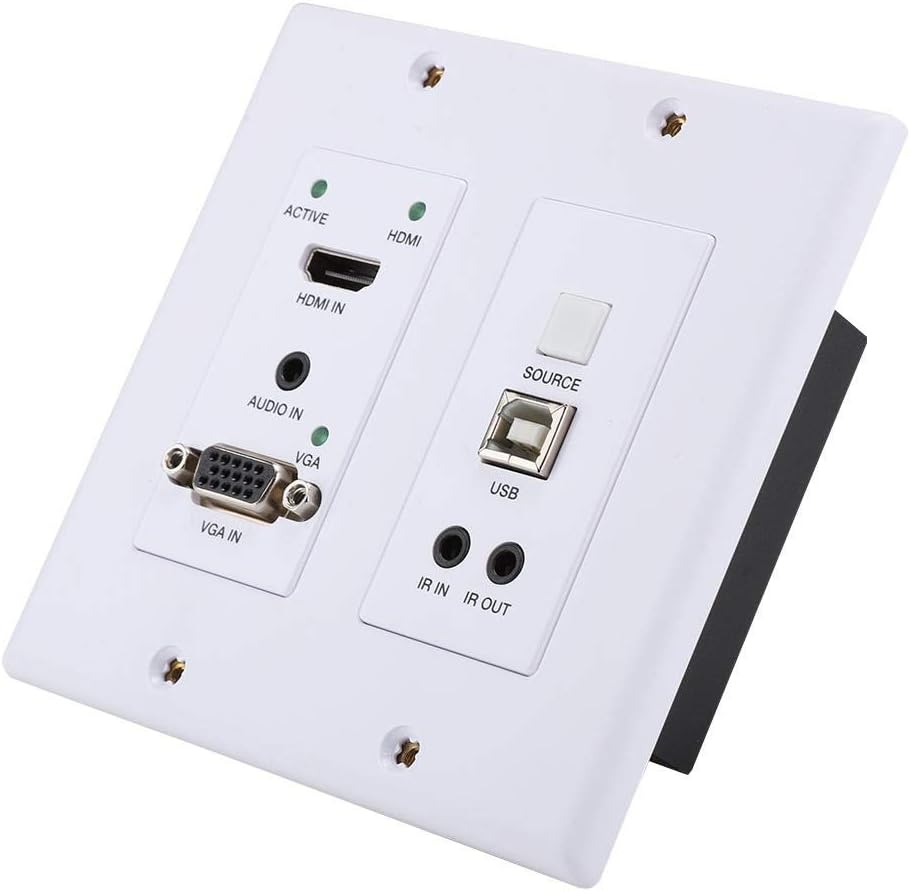 piastra a parete per cavo e Ethernet