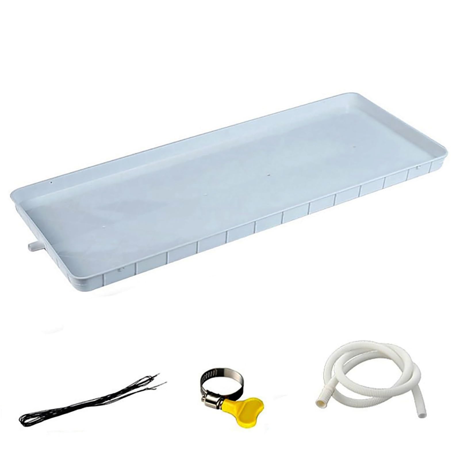IvyLoutish Drip Pan for Air Conditioner, Leak-Proof Plastic Condensate Drain Tray for Portable Units