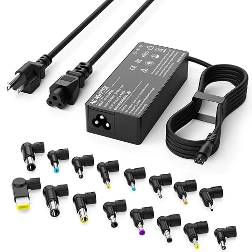 WENYAA Universal Laptop Charger with 16 Tips