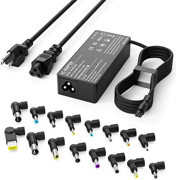 90W WENYAA Universal Laptop Charger Compatible with HP Dell Asus Lenovo Acer Sony Gateway Notebook Ultrabook AC Adapter Chromebook Power Supply Cord with 16 Tips