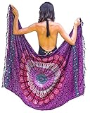 Cache Maillots Et Sarongs Femme Avec Des Franges Voile Bikini Cover Up Orientale Xxl Longu...