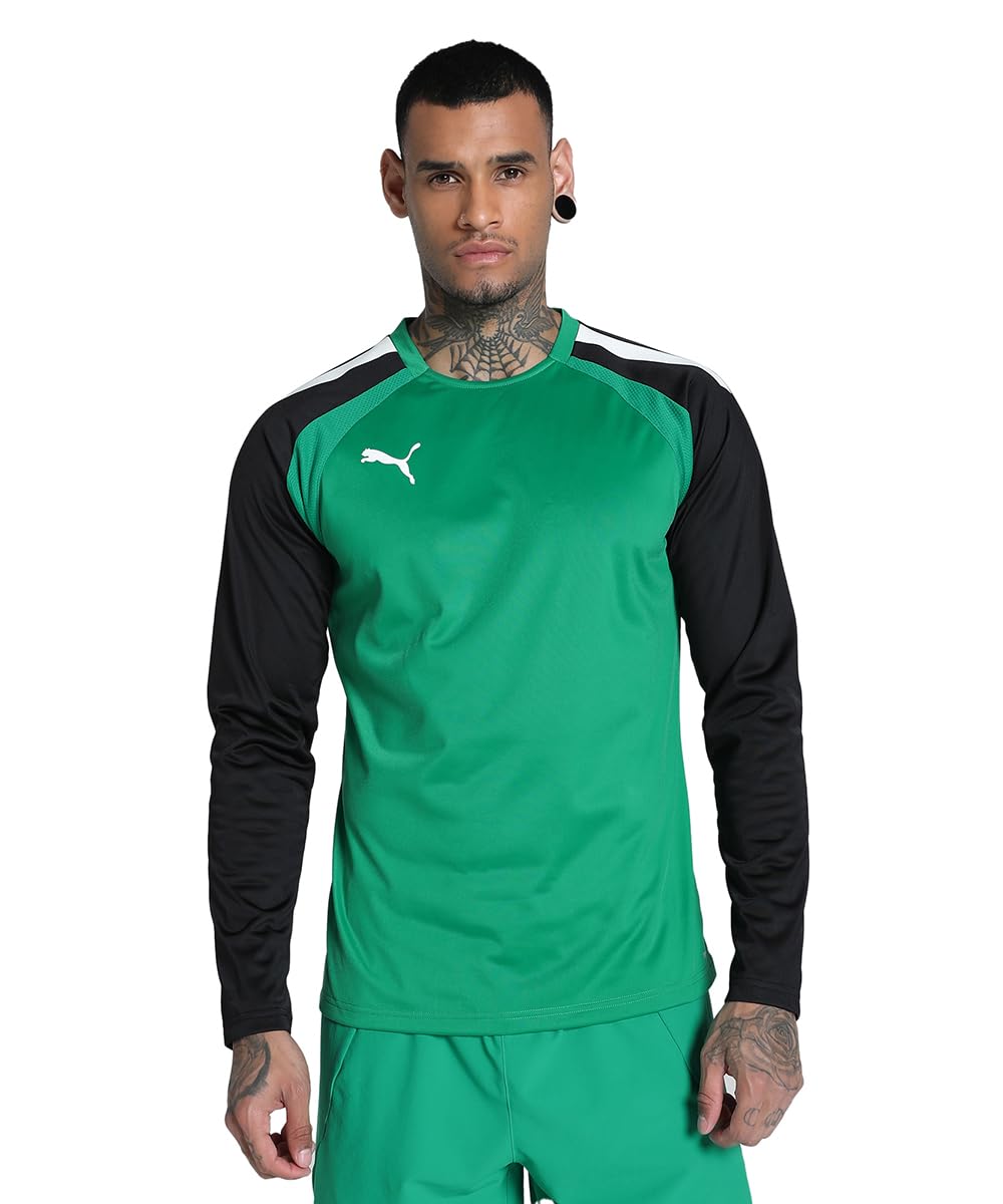 PUMA Men's TeamLIGA Training Sweat Sweater, Pepper Green-Puma Black, 3XL