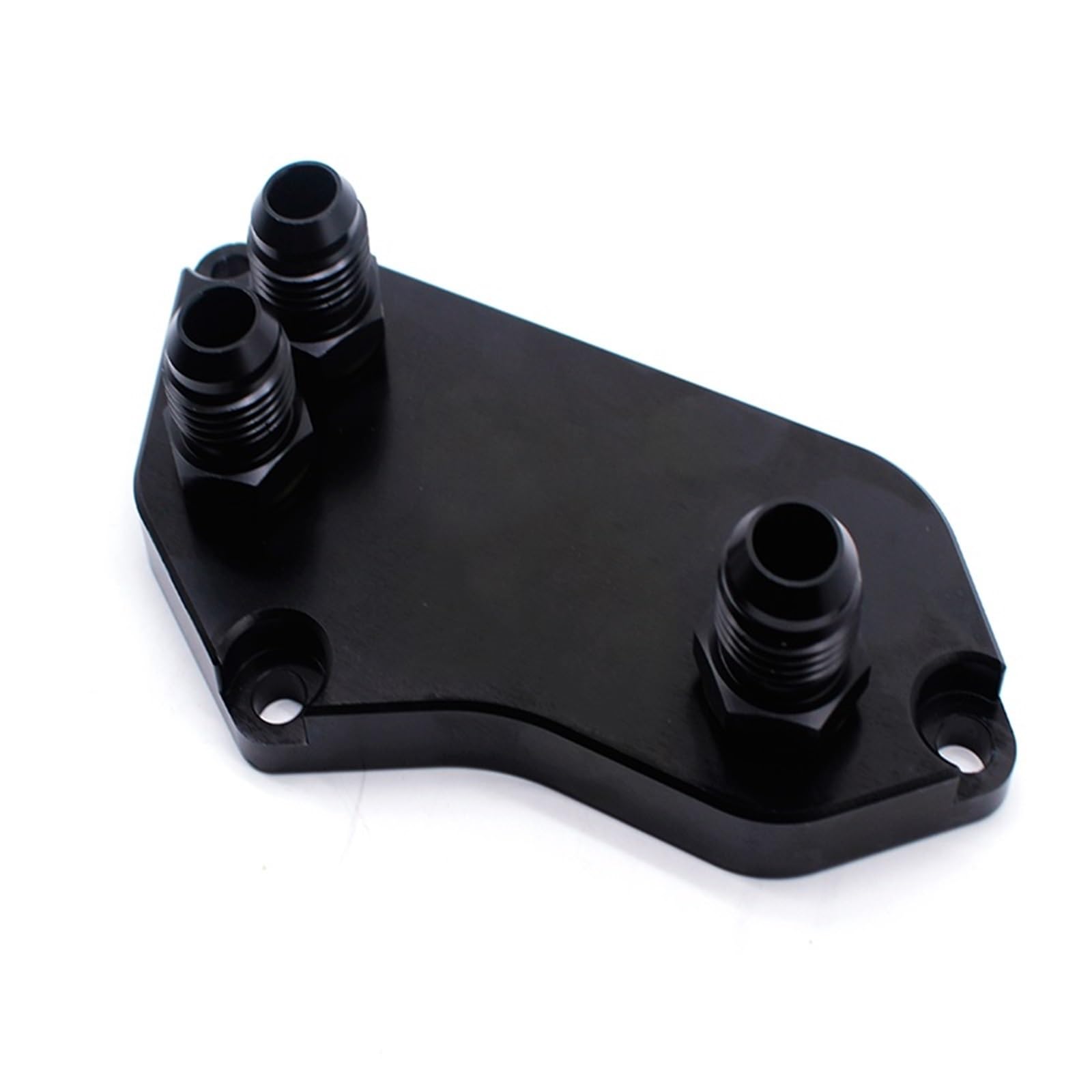 Adapter Do Filtra Oleju Ze Stopu Aluminium, Chłodnicy Oleju, Pasuje Do BMW F30 N20 Z Przyłączami AN10, Czarny ręczny przetwornik chłodnicy