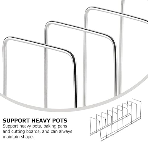 Miniatura 8 de Cabilock 2 piezas de escurridor de platos, tapa de sartén, escurridor de utensilios de cocina, escurridor sobre fregadero, tabla de cortar, estante