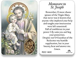 San Francis Imports Holy Cards for Catholics - Including St Jude, Lady Of Guadalupe, Cardinal Of Michael, Joseph & Anthony - Prayer Cards + Others