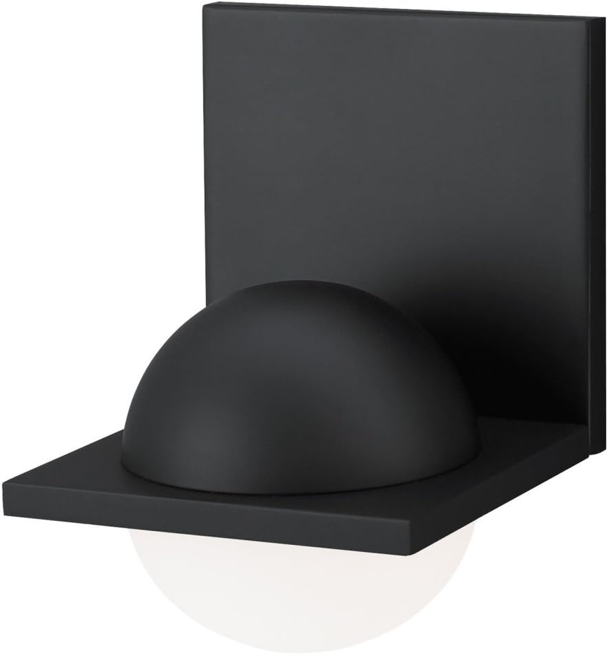 LBL Lighting LBL Sphere 1-Light Rubberized Black Wall