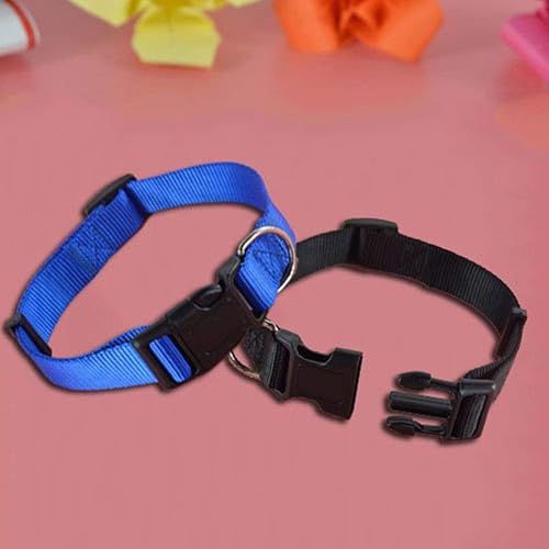 Miniatura 6 de shlutesoy Collar ajustable para perros, collares de entrenamiento de mascotas, collar de nailon de seguridad para mascotas, collar de nailon con