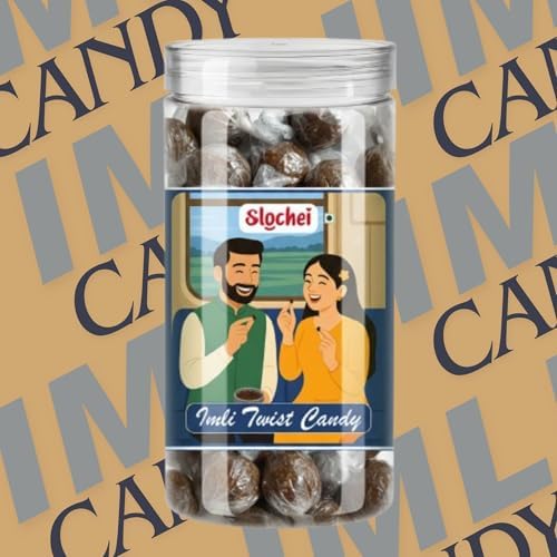 Slochei - Imli Twist Candy | 250gm/8.81oz | Sweet & Tangy Tamarind | Khatta Meetha Candy | Soft & Chewy Toffee | Chatpati Imli (Pack of 1) - 3