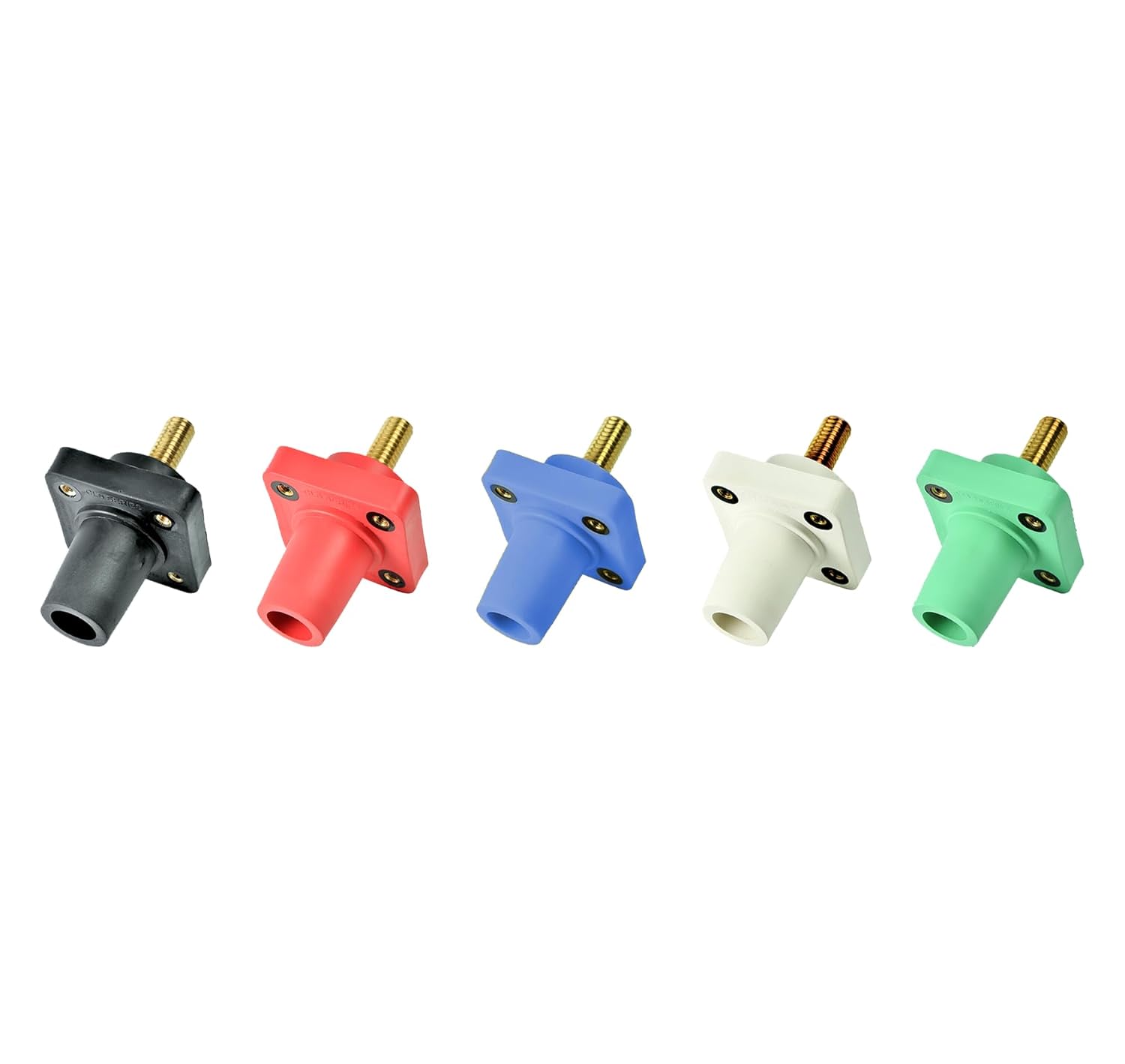 CLS40FRSB-ABCDE Camlok CLS16 Series Female Panel Mount 1.125" Threaded Stud (5 Pack Bundle)